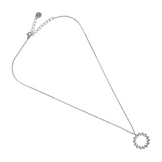 Γυναικείο Κολιέ Serpens Collar BCO819PL Anartxy Ατσάλινο-Λευκά Ζιργκόν 